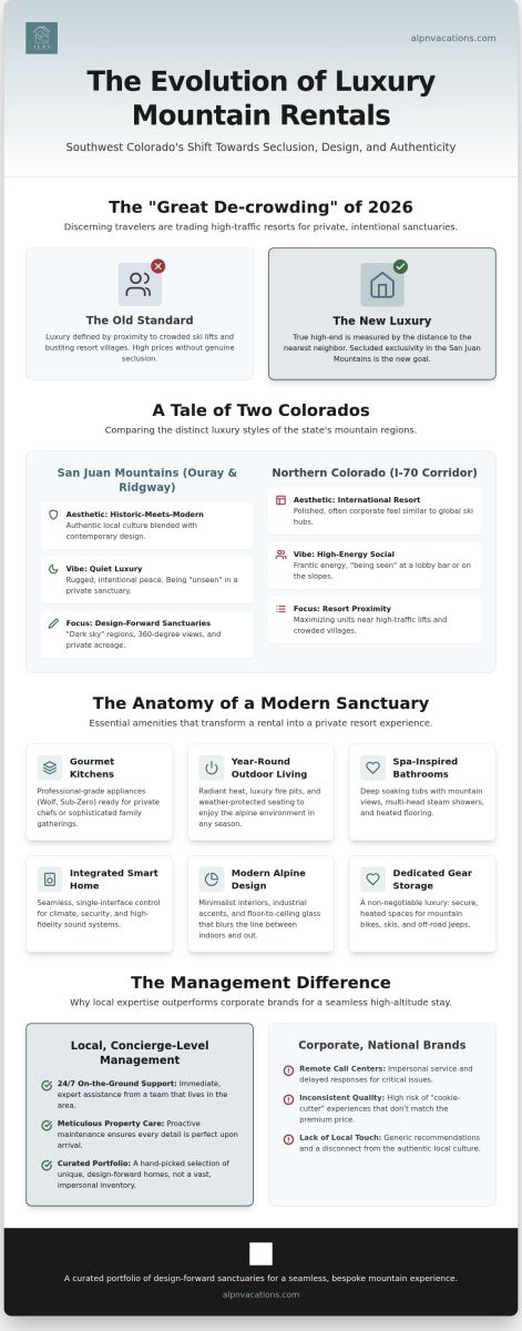The Evolution of Luxury Mountain Rentals in Southwest Colorado: 2026 Trends