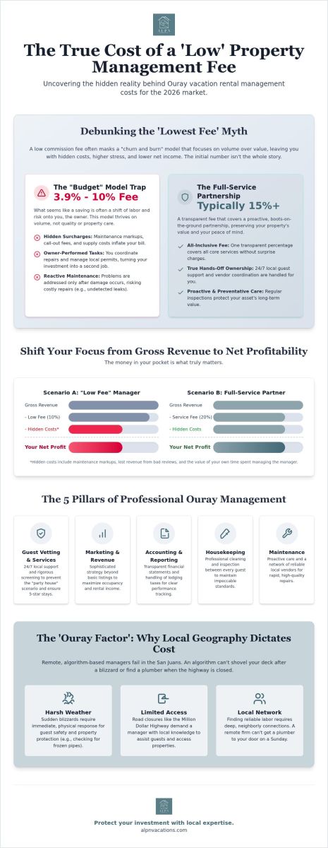 The Truth About Ouray Property Management Fees & Reviews: A 2026 Owner’s Guide