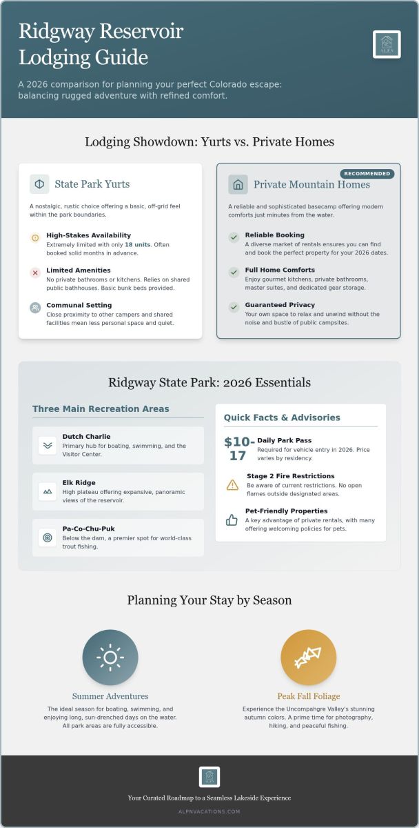 Ridgway Reservoir Cabin Rentals: Your 2026 Guide to Lakeside Comfort